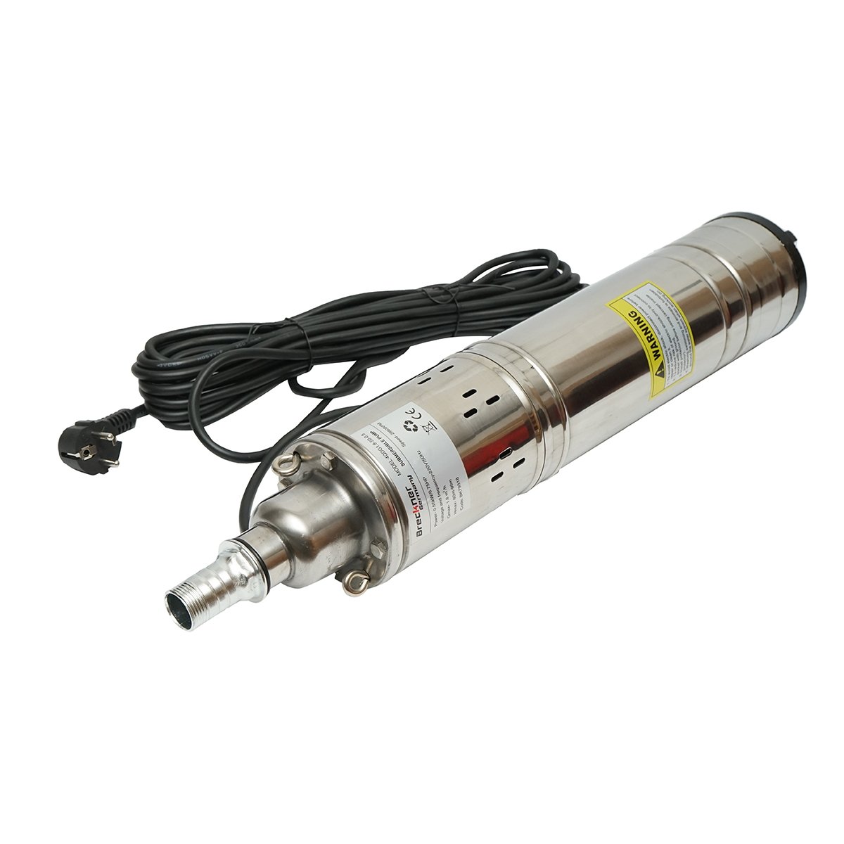 Pompa apa submersibila 550W/0.75HP, 220V, D100mm, 30 l/min, 1.8 m3/h, H80-90m, 2860 rpm 4QDG1.8-50-0.5 Breckner Germany